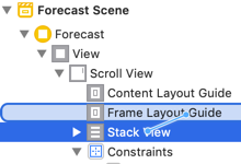 Using the frame layout guide