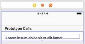 Xcode 10 table view cell with no self-sizing