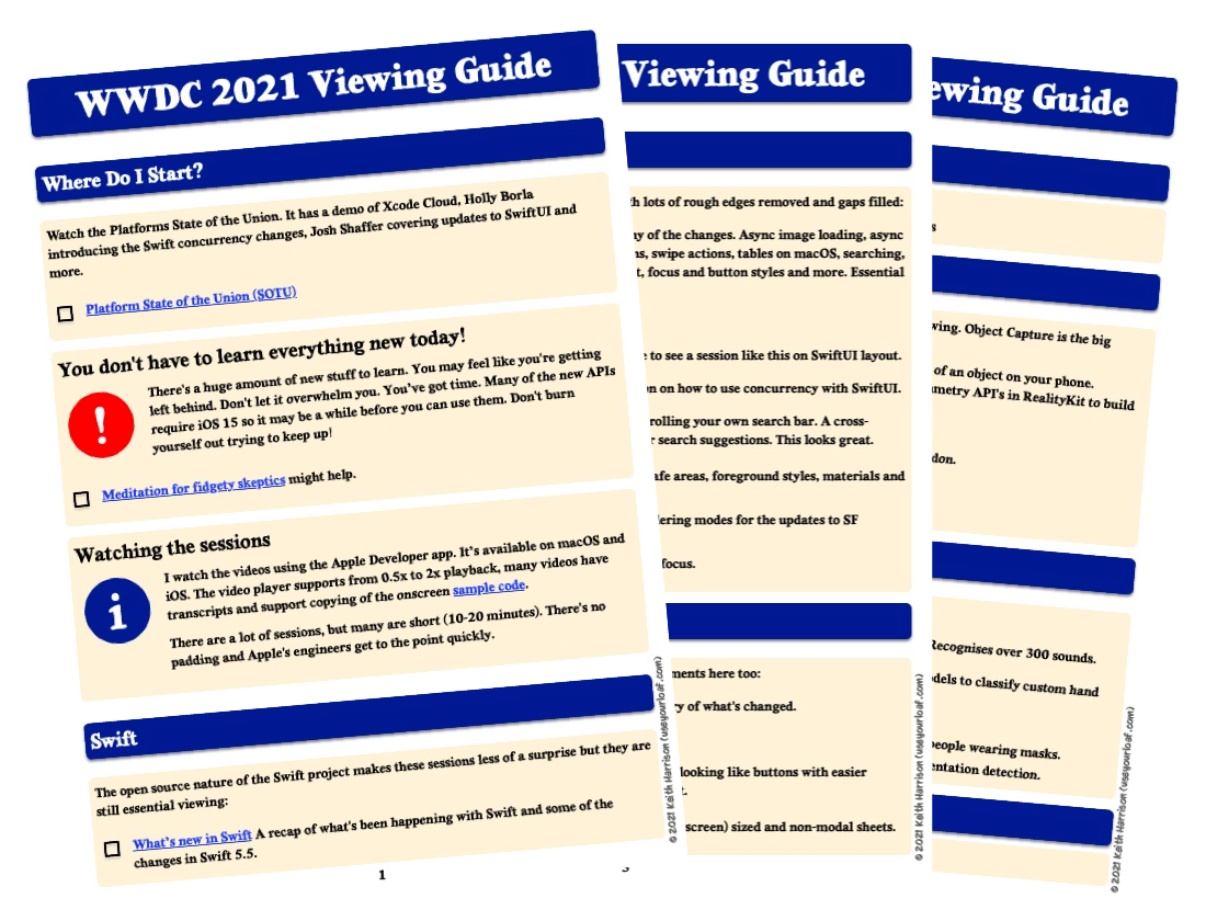 WWDC 2021 Viewing Guide