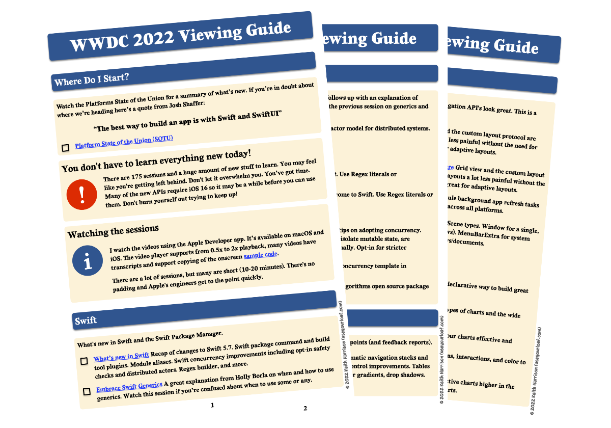 WWDC 2022 Viewing Guide