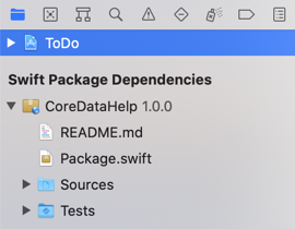 Swift package dependencies