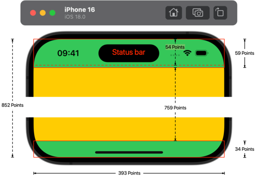 iPhone 16 screen dimensions