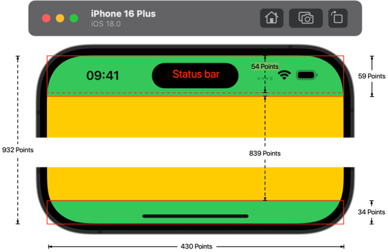 iPhone 16 Plus screen dimensions