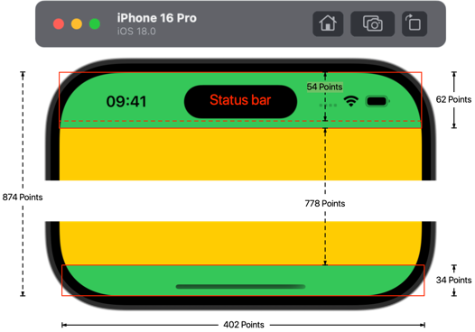 iPhone 16 Pro screen dimensions