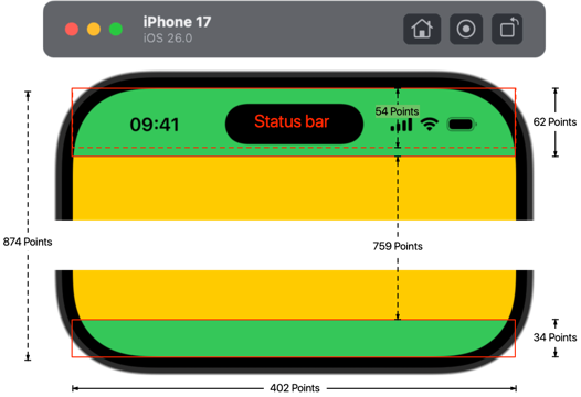 iPhone 17 screen dimensions