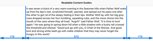 Readable width