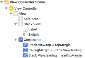 Stack View Constraints