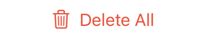Delete All button with trash icon and red text