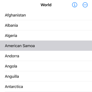 Table on an iPhone becomes single column list