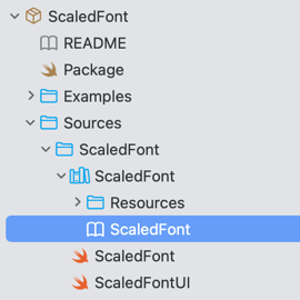 Documentation landing page renamed to ScaledFont